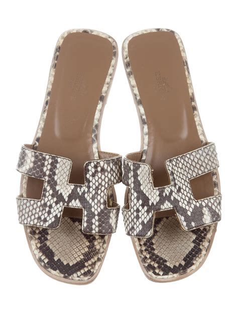 womens hermes slides|hermes snakeskin sandals.